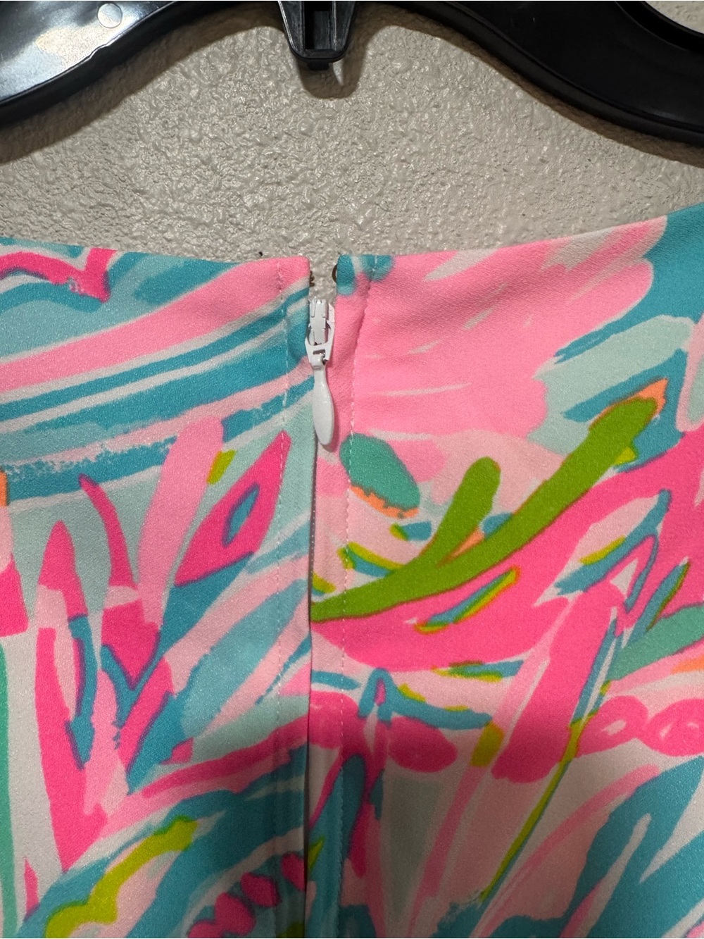 NWT Lilly Pulitzer Masey Short Sleeve Romper in Carnivale Coral size 14 NWT - Picture 8 of 9